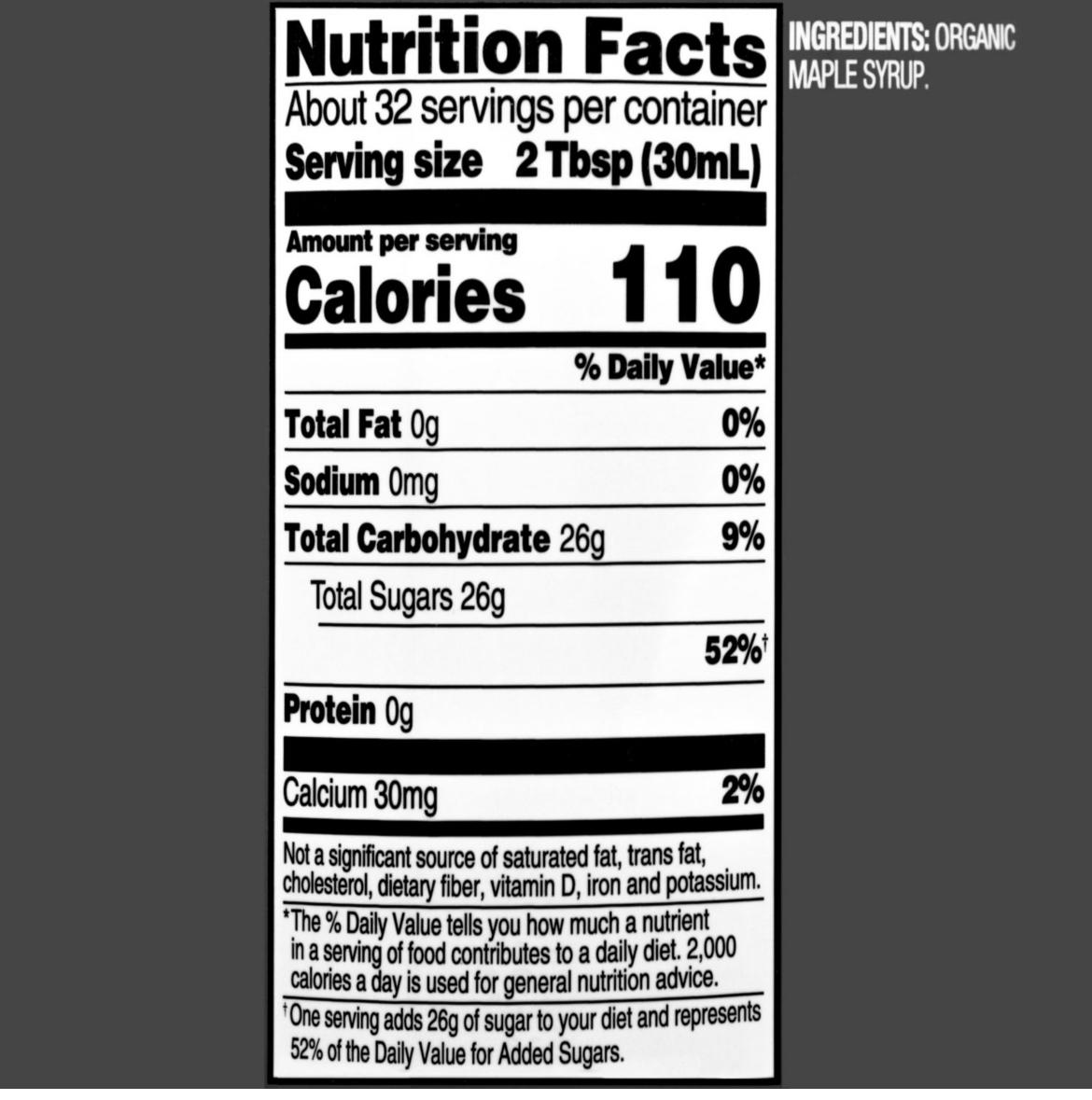 MEMBER’S MARK 100% pure MAPLE SYRUP! Dark Amber Robust!! Organic, 32 fl oz. (6 pack)