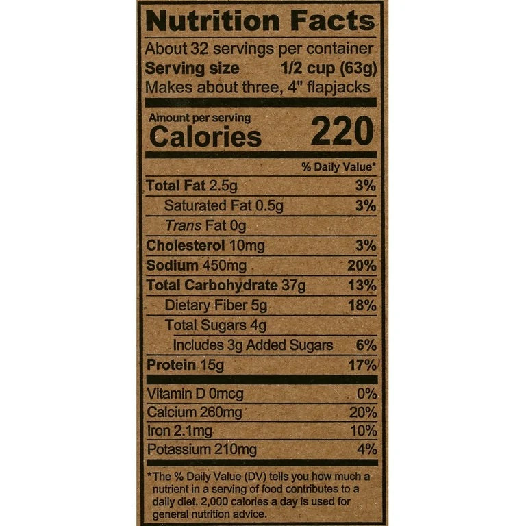 Kodiak Power Cakes, Flapjack & Waffle Mix, Buttermilk, Contains 3, 24 oz (680 g) (2 PACK)