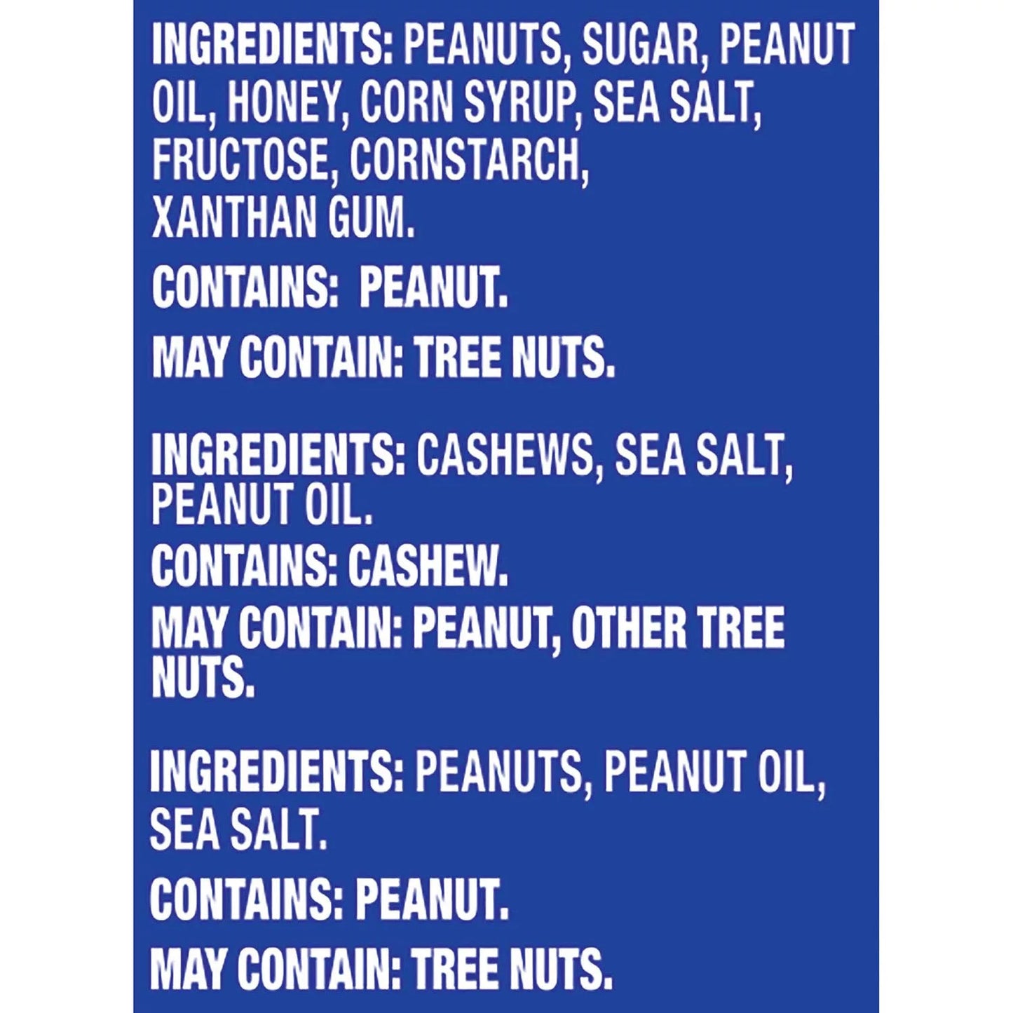 Planters Variety Pack Cashews & Peanuts, 24 pk.