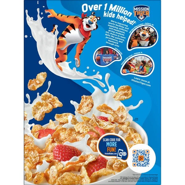 Kellogs Frosted Flakes, 2 Bags, 55 oz