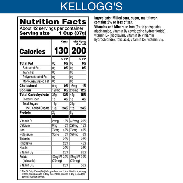 Kellogs Frosted Flakes, 2 Bags, 55 oz