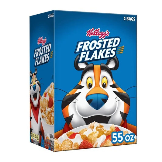 Kellogs Frosted Flakes, 2 Bags, 55 oz