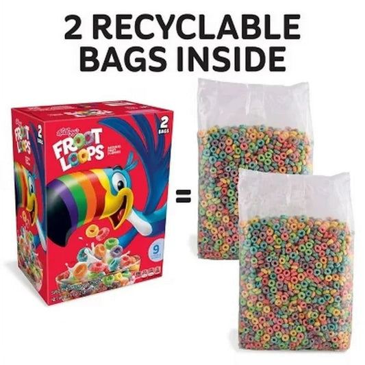 Kellogg's Froot Loops 43.6 oz. (2lbs 11.06 ounces)