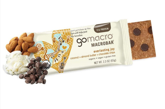 GoMacro Coconut + Almond Butter + Chocolate Chips, 12 Pack