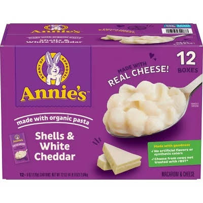 Annie's Organic Mac and Cheese Variety Pack, 12 Ct, 72 oz