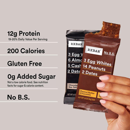RXBAR Minis Variety Pack Chewy Protein Bars, Ready-to-Eat, Protein Snack, 7.3 oz, 8 Count